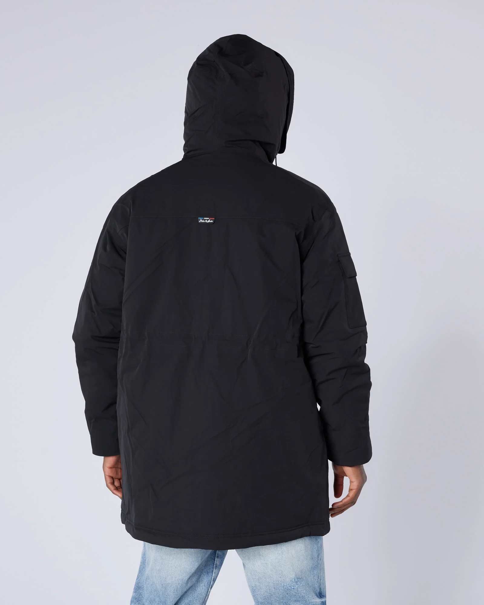 Premium OG Badge Parka Coat Black - Image 4