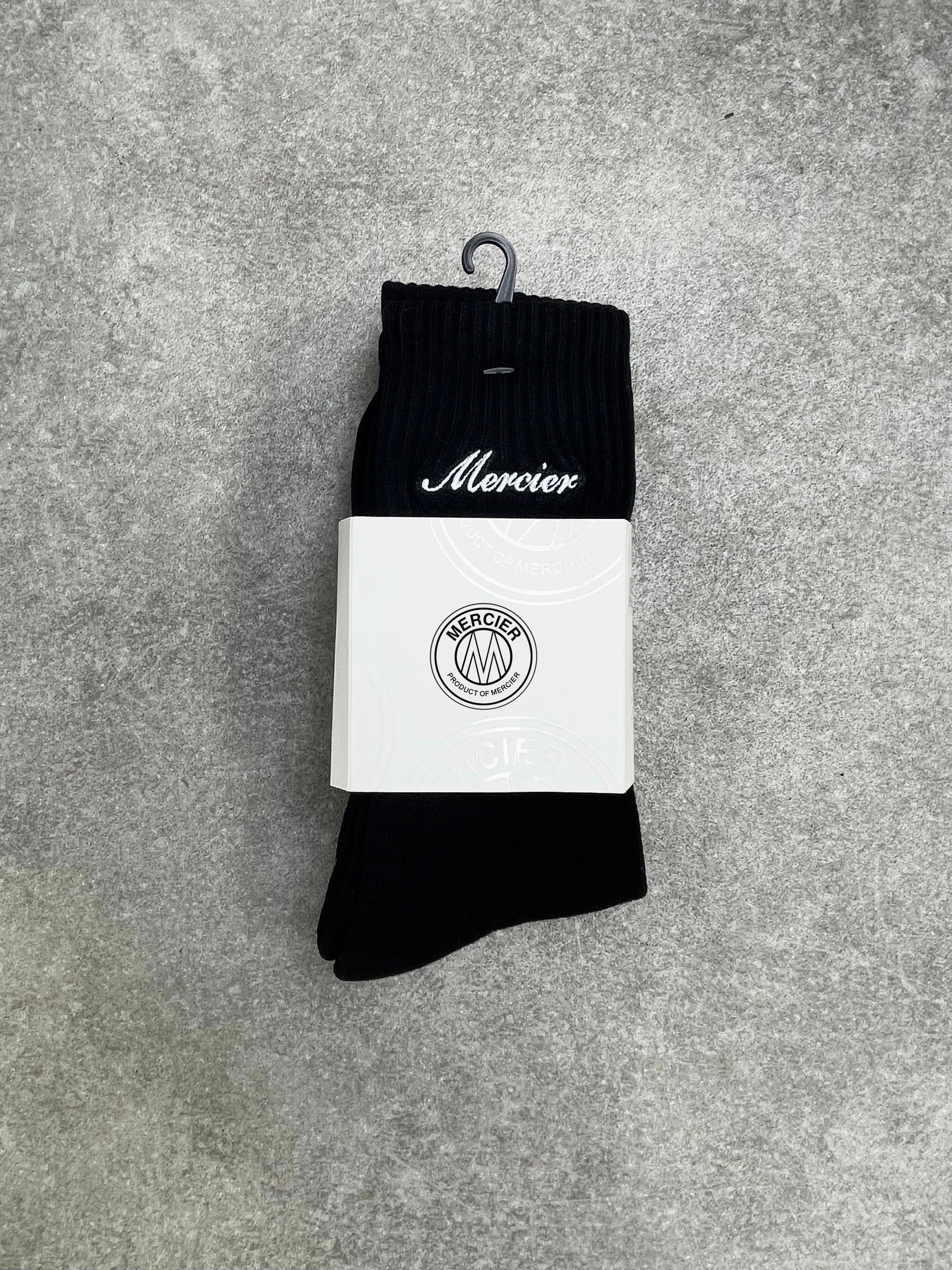 Signature Mercier 2pack Socks Black - Image 3