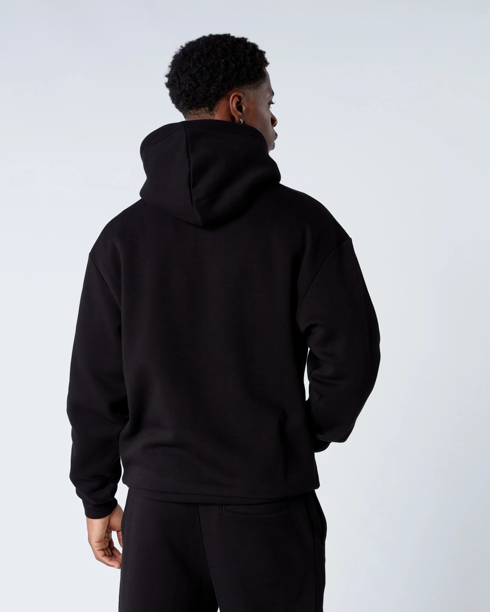 Relaxed OG Mono Hoodie Black - Image 3