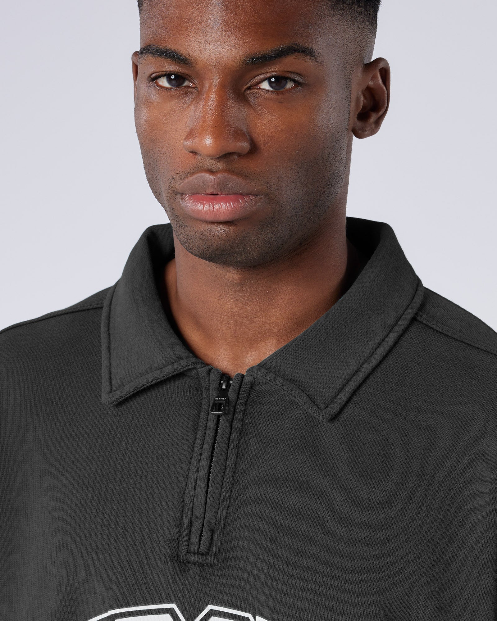 Homerun 1/4 Zip Washed Black - Image 5