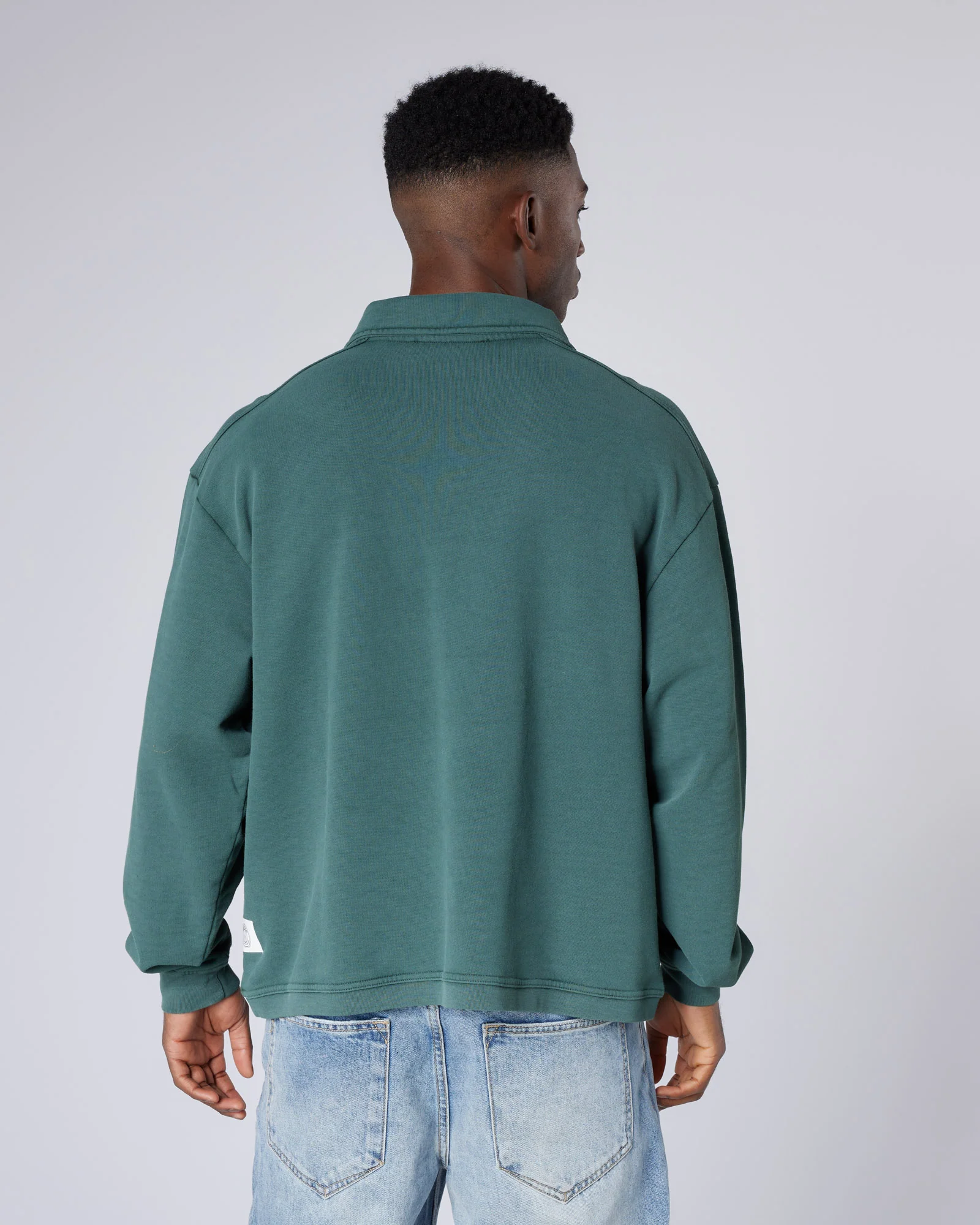 Homerun 1/4 Zip Washed Green - Image 6