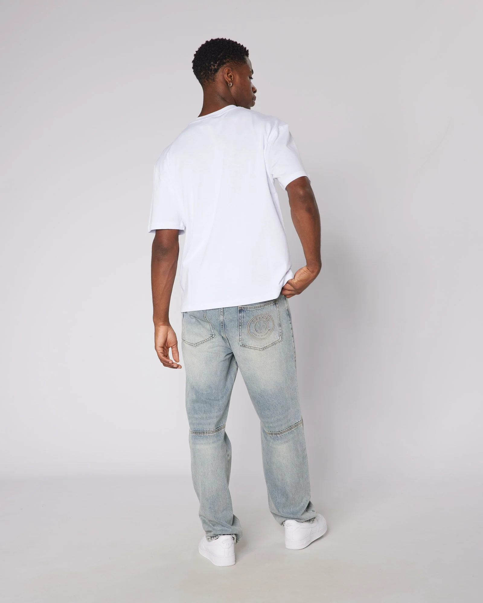 Relaxed Blank Tshirt White - Image 5