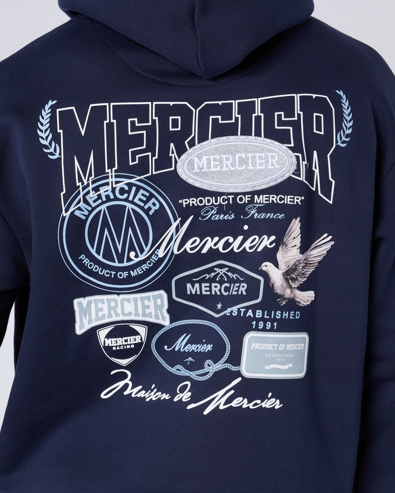 Multi Tour Hoodie Navy - Image 3
