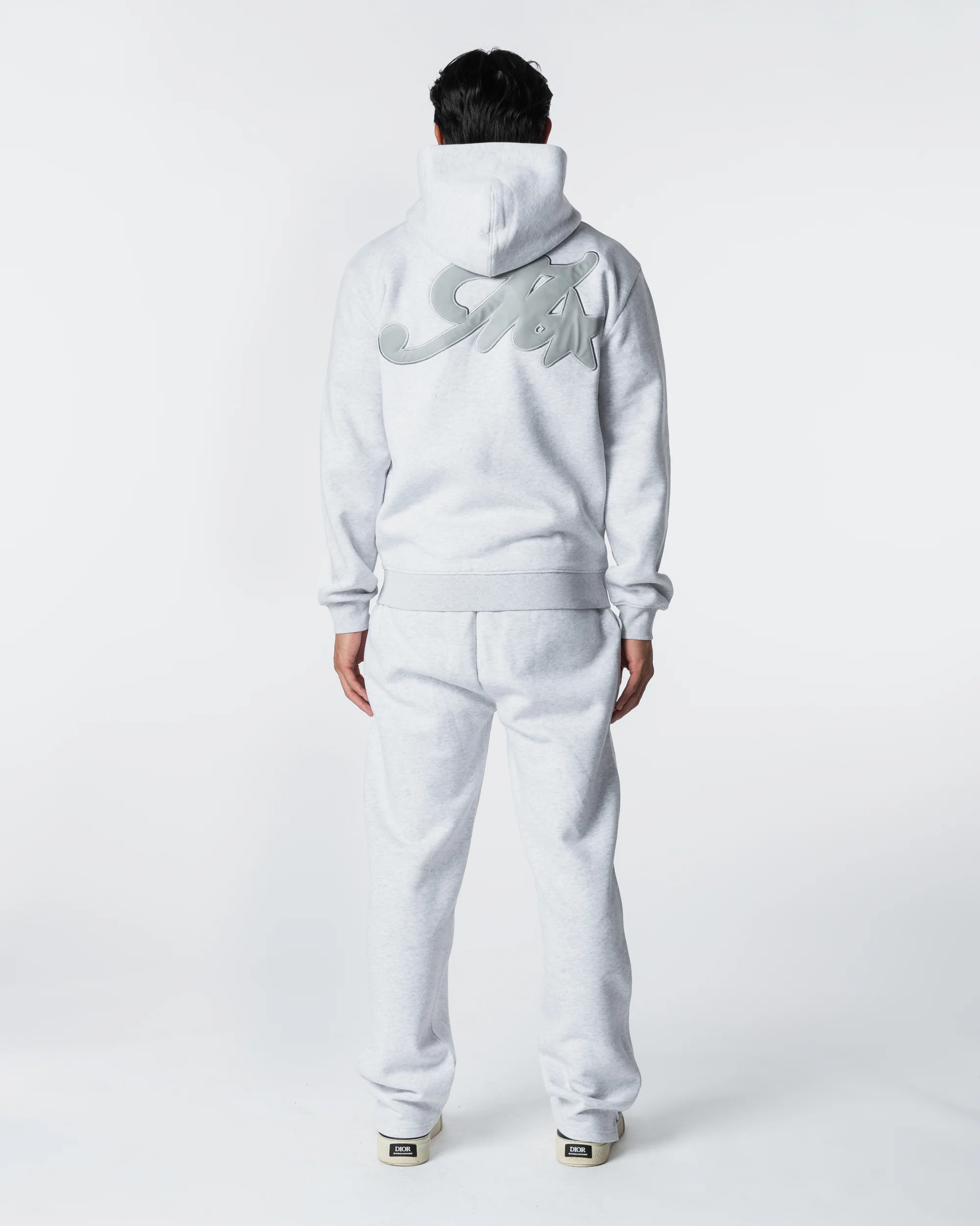 Runway Open Hem Jogger Grey Marl - Image 6