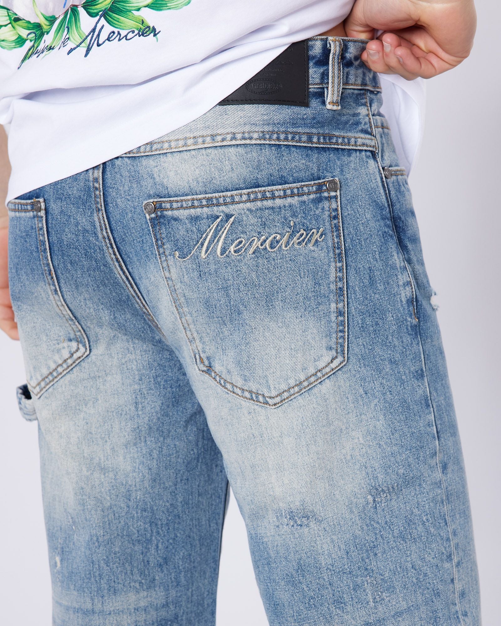 Stressed Relaxed Hammer Jeans - Image 3