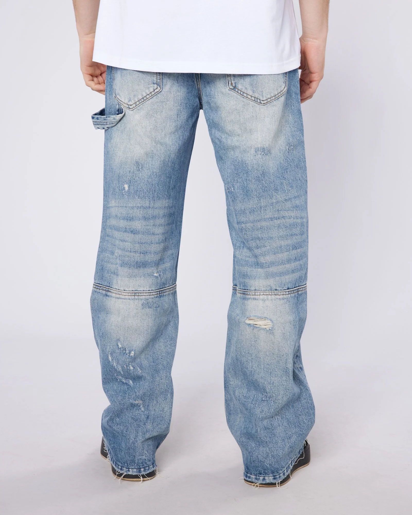 Stressed Relaxed Hammer Jeans - Image 4