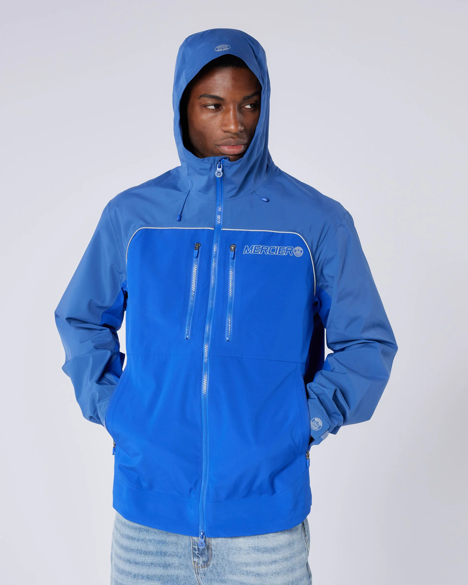 Talus Waterproof Jacket Blue - Image 4