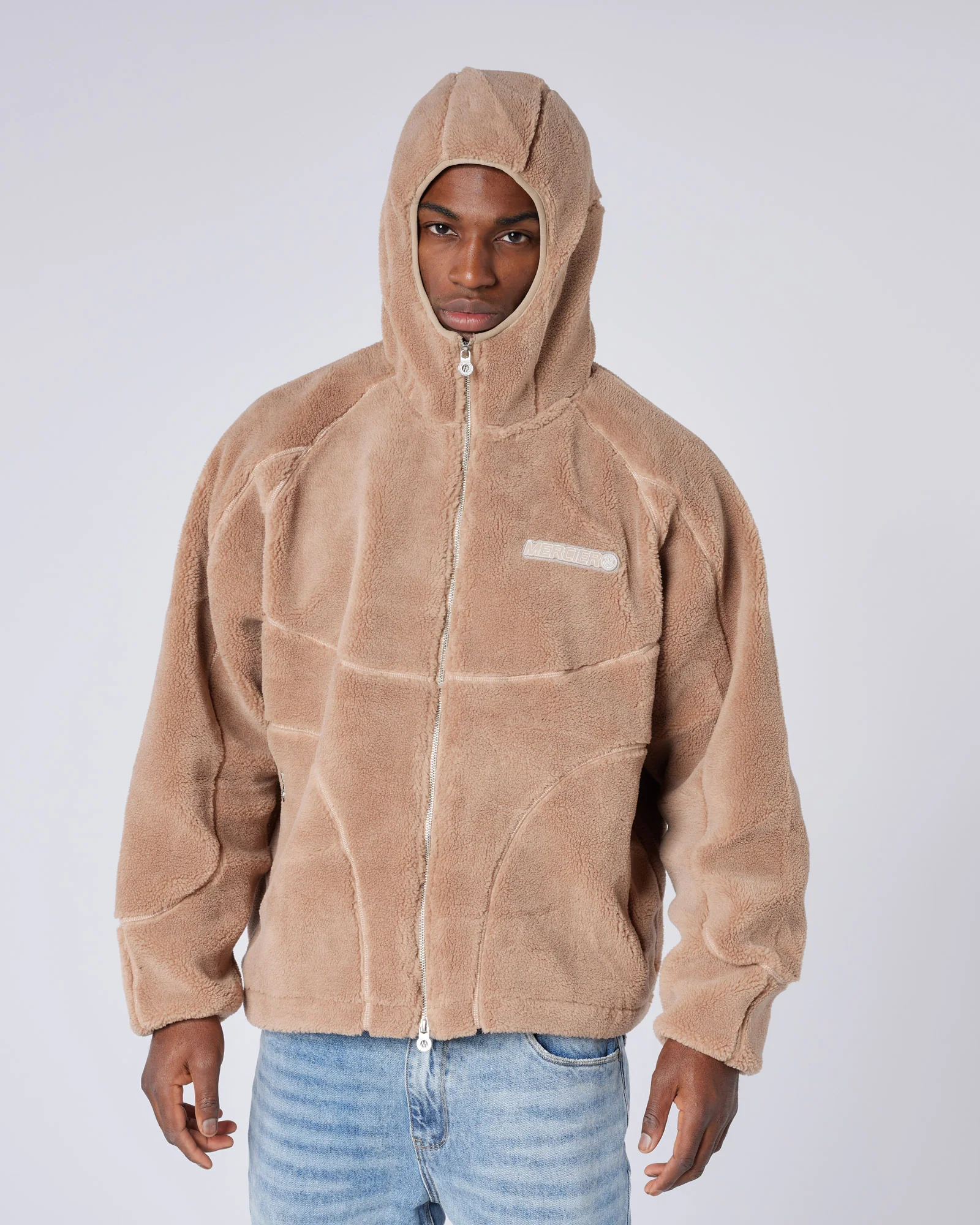 Tempo Borg Jacket Brown - Image 4