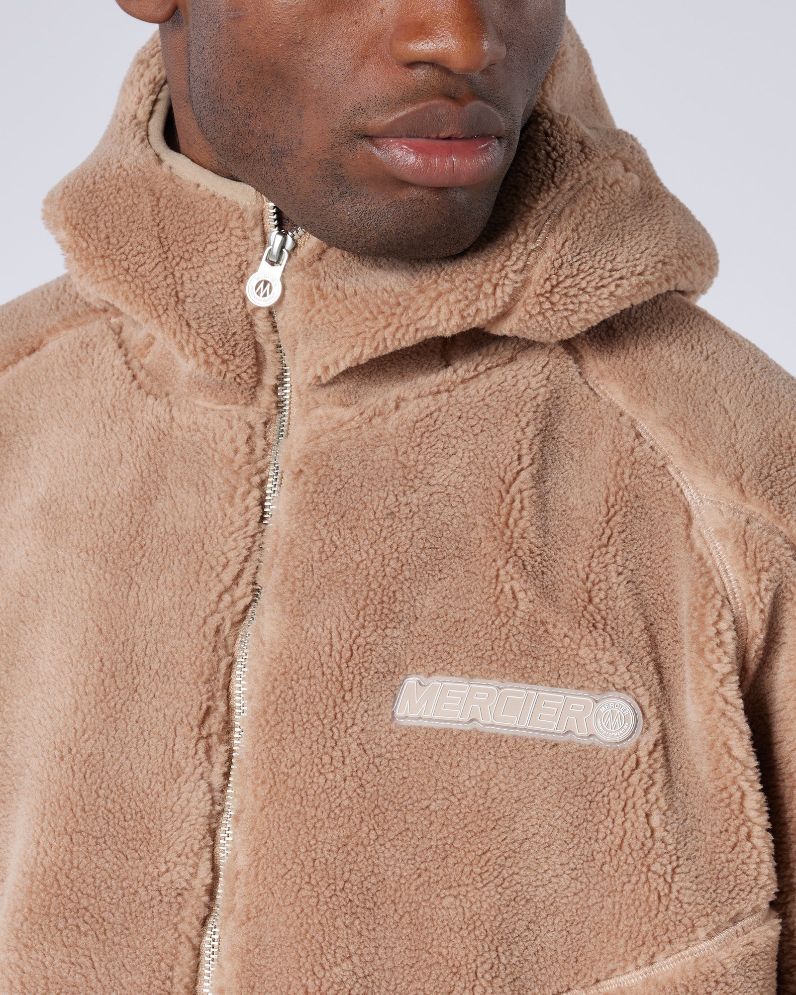 Tempo Borg Jacket Brown - Image 5