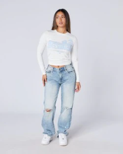 Womens Long Sleeve Fantasy T-shirt White - Image 5