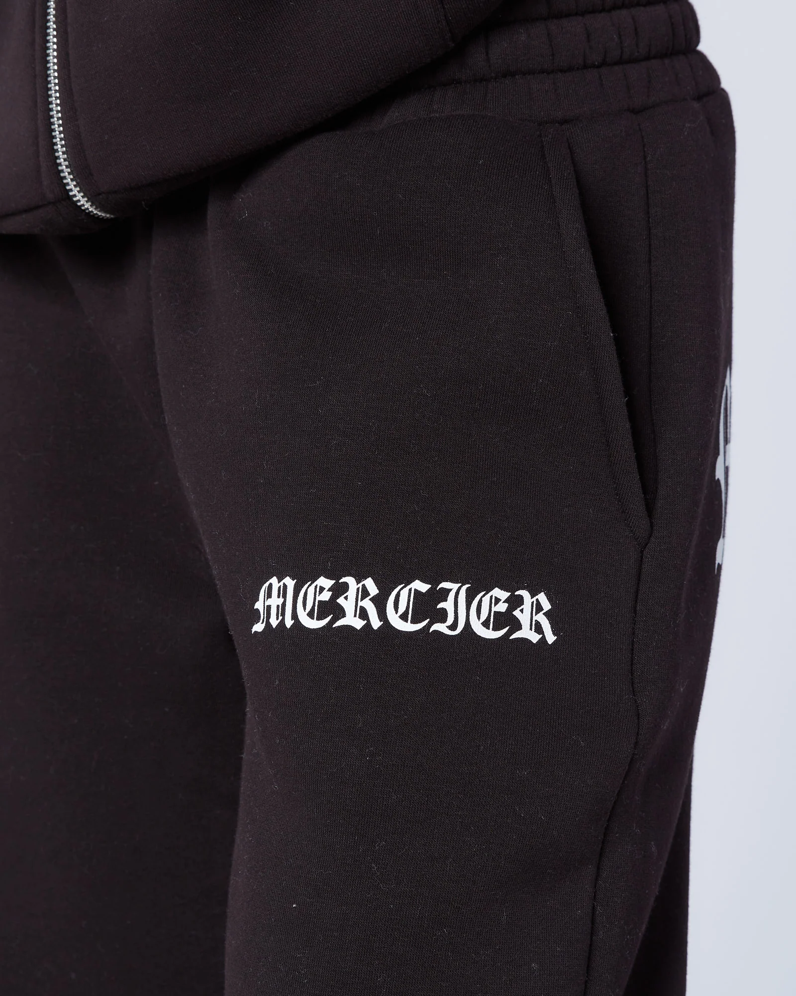Womens Gothic Joggers Black - Image 6