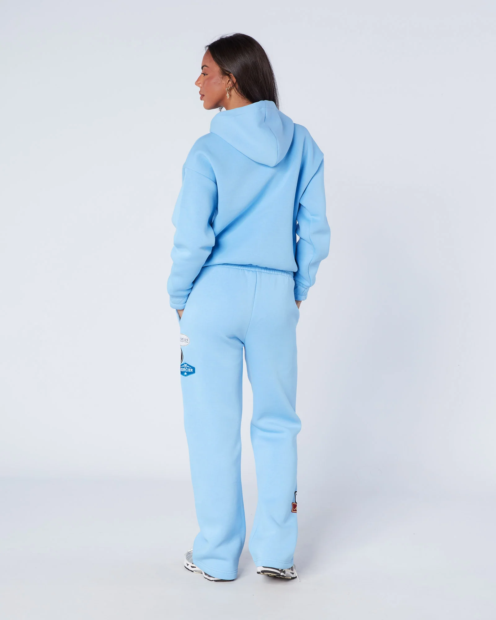Womens OG Pintuck Joggers Blue - Image 3