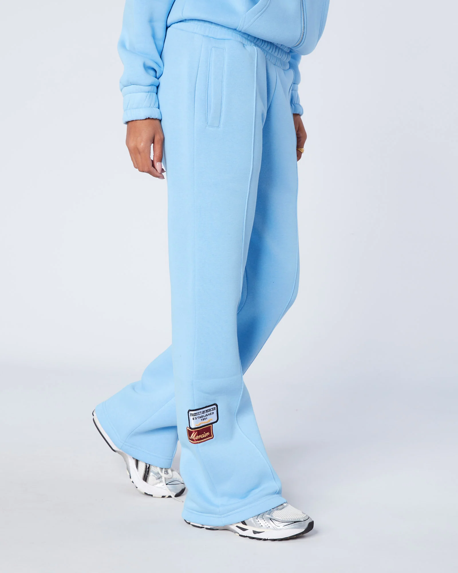 Womens OG Pintuck Joggers Blue - Image 4