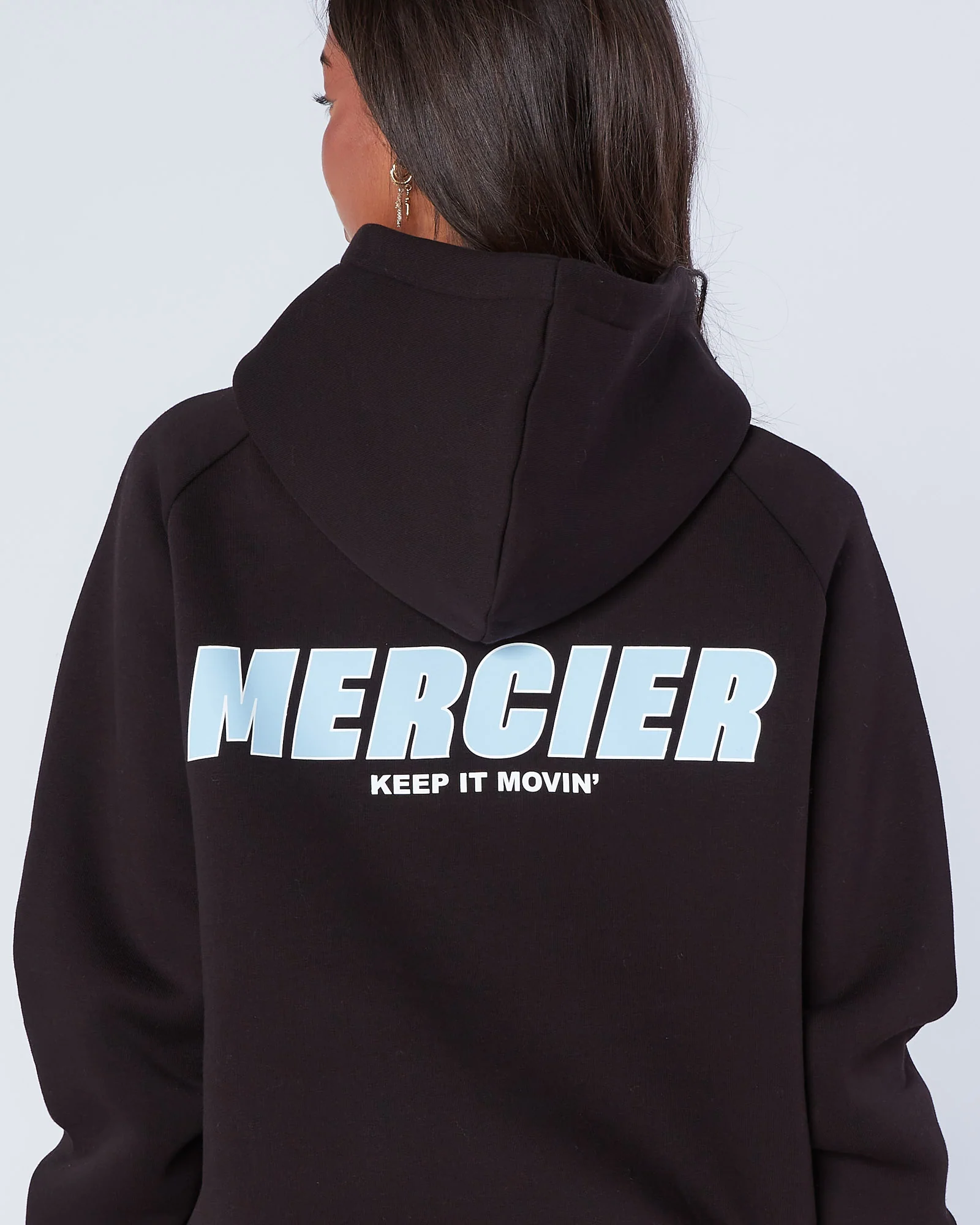 Womens Player Hoodie Black - Image 5