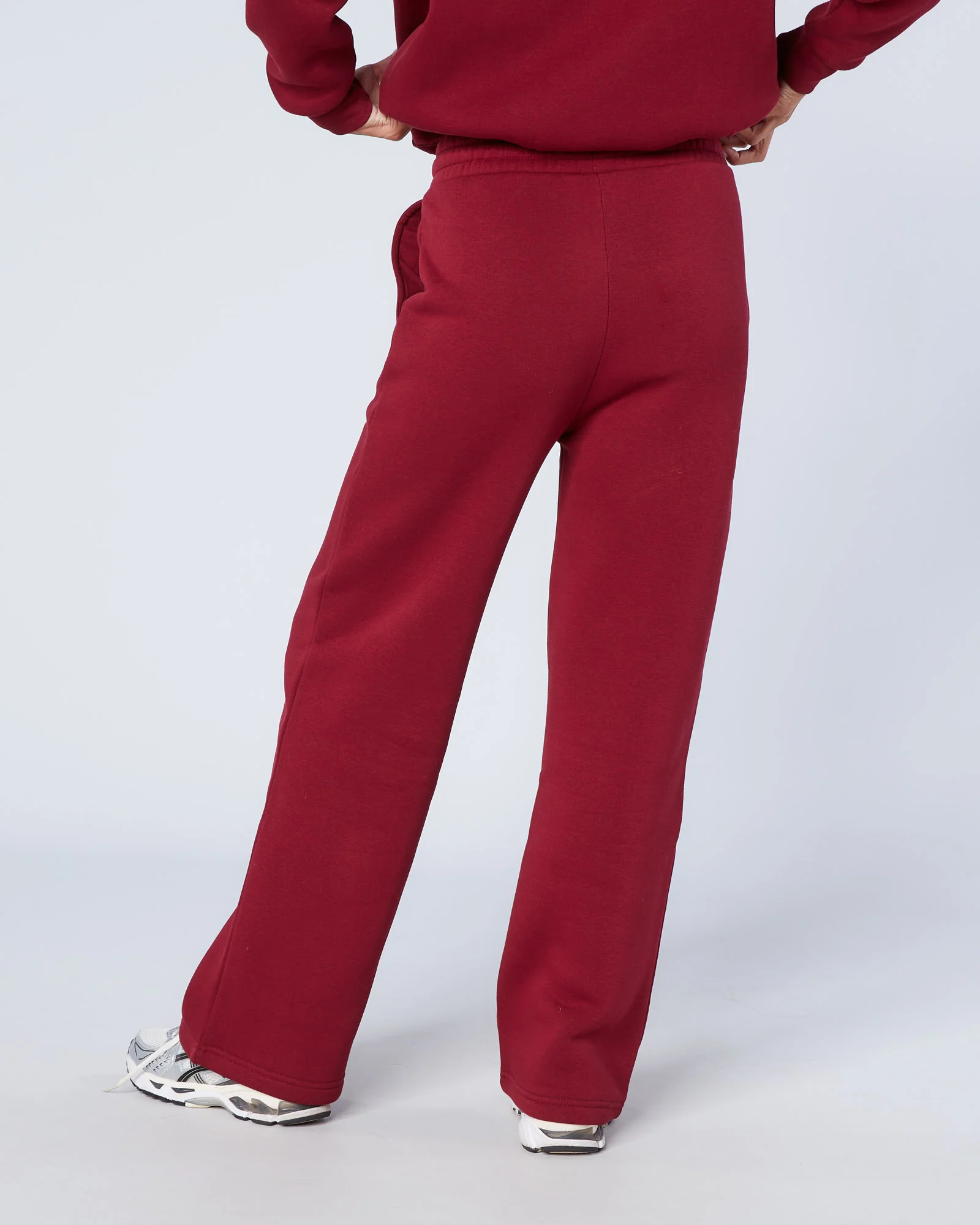 Womens Player Joggers Maroon - Image 3